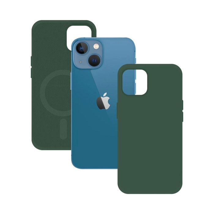 Funda para Móvil KSIX iPhone 13 Mini Verde 3 Funda para Móvil KSIX iPhone 13 Mini Verde 3