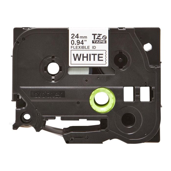 BROTHER Cinta laminada Blanco/Negro (flexibles) 24mm, 8m 1 BROTHER Cinta laminada Blanco/Negro (flexibles) 24mm, 8m 1