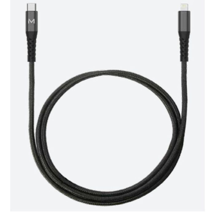 Cable USB-C a Lightning Mobilis 001343 Negro 1 m Cable USB-C a Lightning Mobilis 001343 Negro 1 m