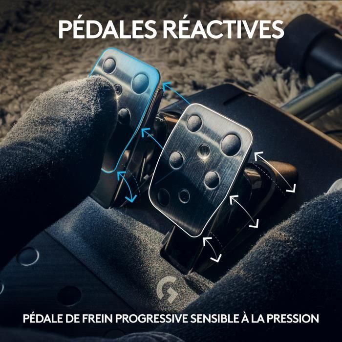 Logitech G923 Volante y Pedales para Carreras - Realismo sin Precedentes con Force Feedback 5 Logitech G923 Volante y Pedales para Carreras - Realismo sin Precedentes con Force Feedback 5