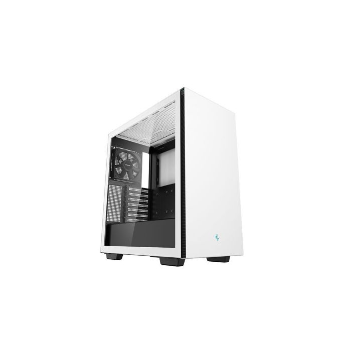 Caja de PC Mid Tower sin fuente de alimentación - DEEPCOOL CH510 (Blanco) - E-ATX/ATX/Micro ATX - 1x120mm - USB 3.0/HD Audio - Vidrio templado 11