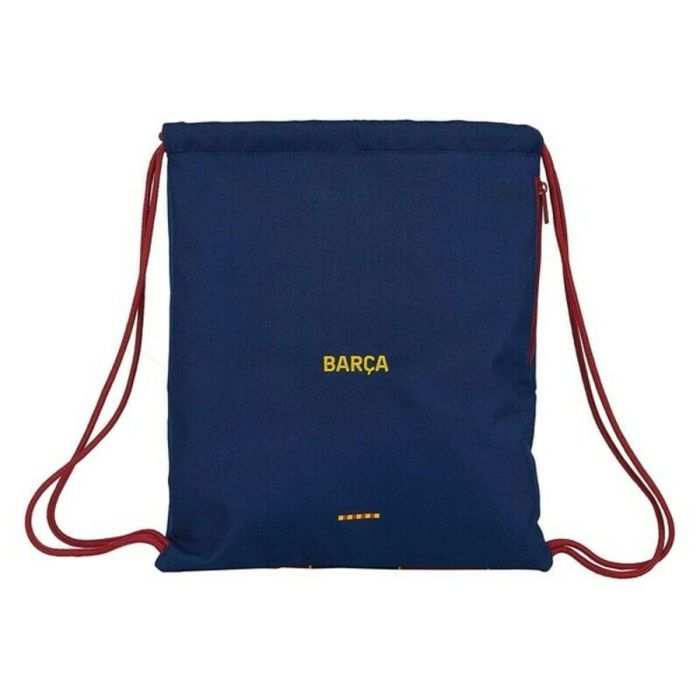 Bolsa Mochila con Cuerdas F.C. Barcelona Granate Azul marino 3