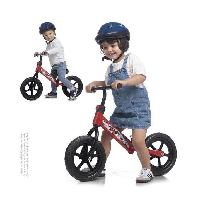 Bicicleta sin pedales Balance Bike Flat Track con ruedas antipinchazos y sillín acolchado 1