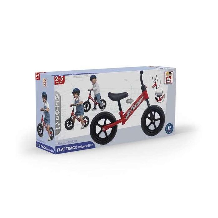 Bicicleta sin pedales Balance Bike Flat Track con ruedas antipinchazos y sillín acolchado 3