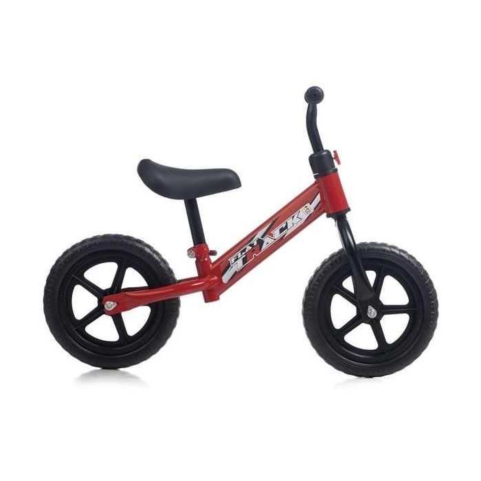 Bicicleta sin pedales balance bike flat track con ruedas antipinchazos y sillín acolchado