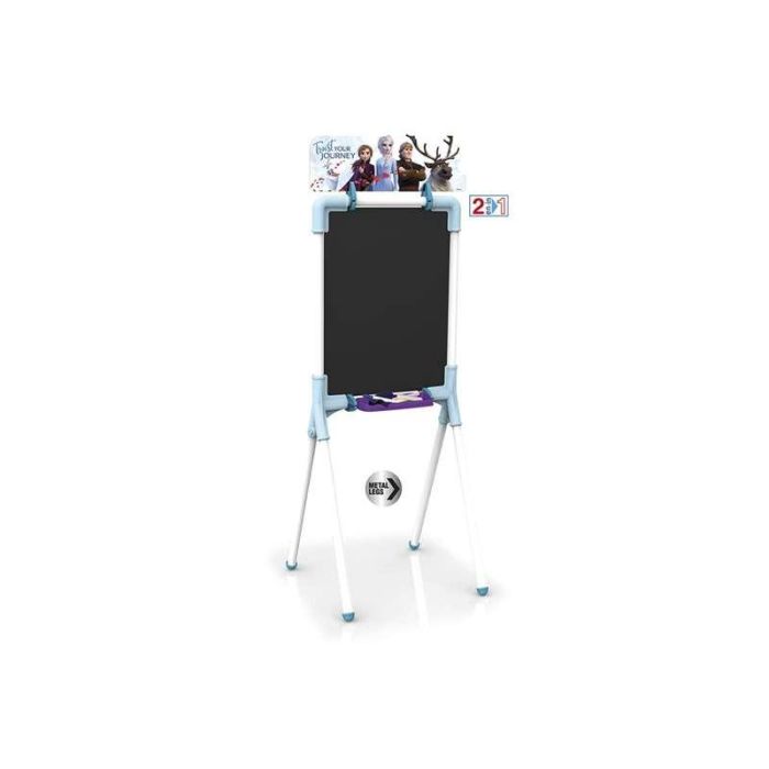 Pizarra Frozen II 2 en 1 magnetica y para tizas 37x32x98 cm Incluye 12 accesorios 7