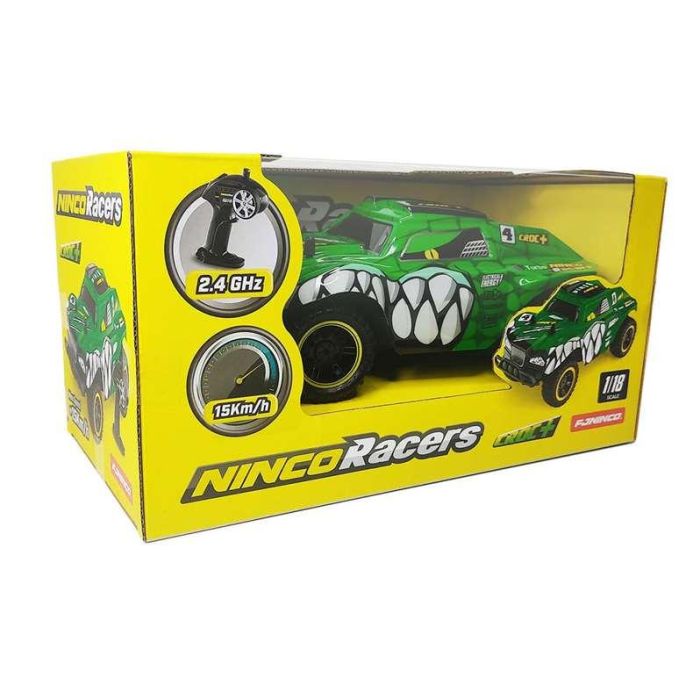 Coche radio control Croc escala 1:18 2,4 Ghz con suspensión en las 4 ruedas 26,5x16x11 cm 2