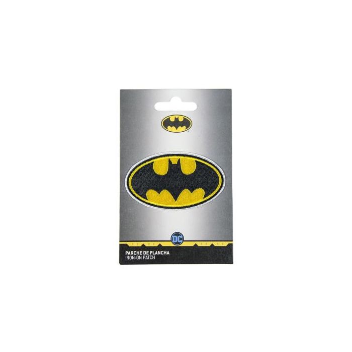 Parche Batman Negro 8,5 x 4,9 cm Amarillo