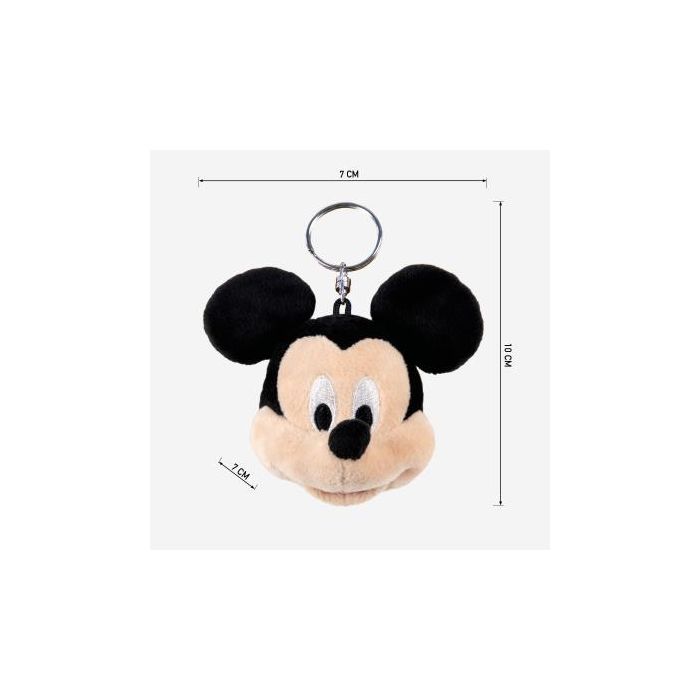 Llavero Peluche Mickey Mouse Negro 2