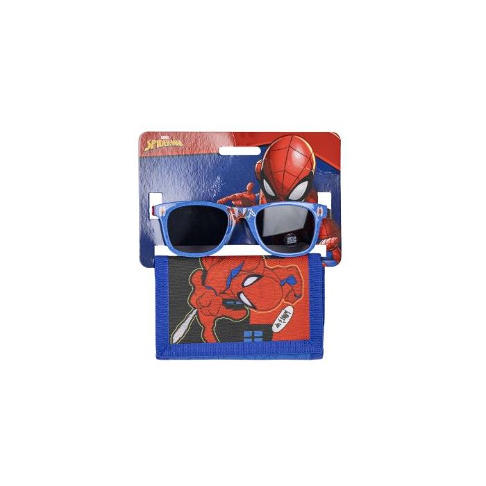Set de Gafas de Sol y Cartera Spider-Man 2 Piezas Azul