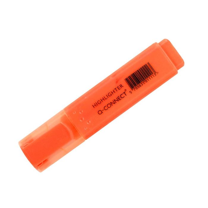 Rotulador Q-Connect Fluorescente Naranja Punta Biselada 10 unidades 3