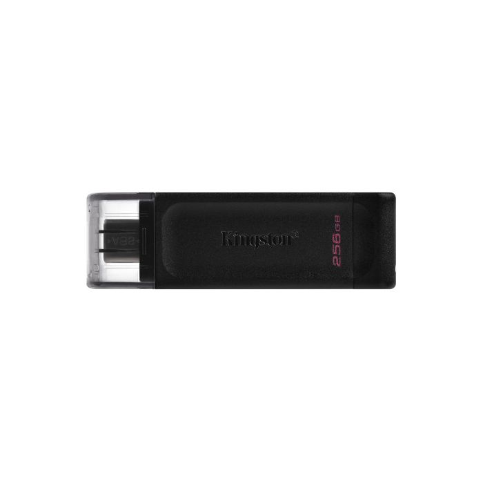 Kingston Technology 70 unidad flash USB 256 GB USB Tipo C 3.2 Gen 1 (3.1 Gen 1) Negro