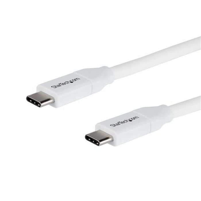 Cable USB C Startech USB2C5C2MW (2 m) Blanco