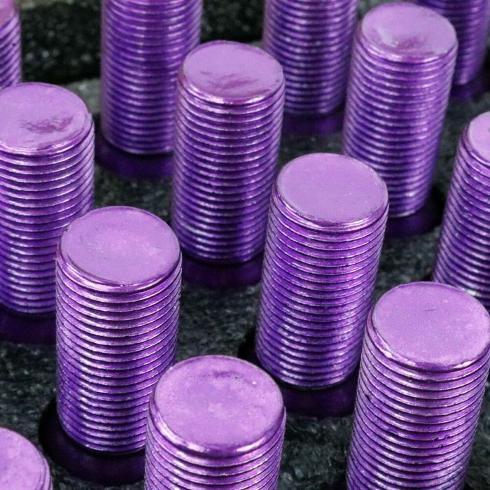 Set Tuercas OMP 27 mm Violeta 20 uds M12 x 1,50 2