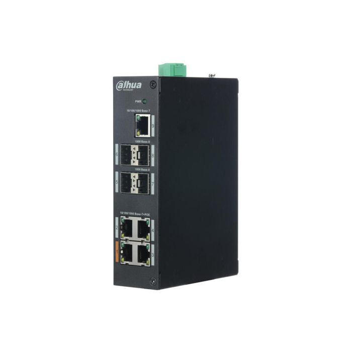 (Dh-Pfs3409-4Gt-V2) Dahua Switch Industrial L2 4 Puertos +1 Uplink Gigabit + 4 Sfp