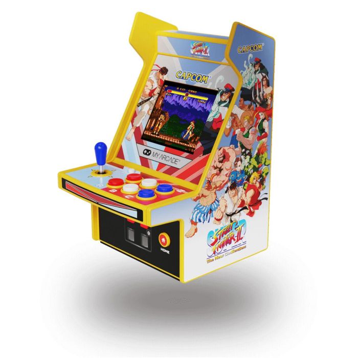 My Arcade JUS1696639170035 Micro Player PRO Consola Retro Portátil Super Street Fighter II Pantalla Alta Resolución 7 cm 10 My Arcade JUS1696639170035 Micro Player PRO Consola Retro Portátil Super Street Fighter II Pantalla Alta Resolución 7 cm 10