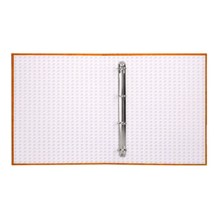 Carpeta De 4 Anillas 25 mm Mixtas Liderpapel Folio Carton Forrado Paper Coat Naranja 4
