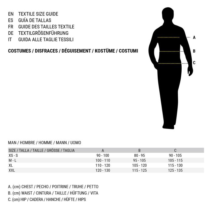 Disfraz para Adultos chaman Gris XL 3 Disfraz para Adultos chaman Gris XL 3