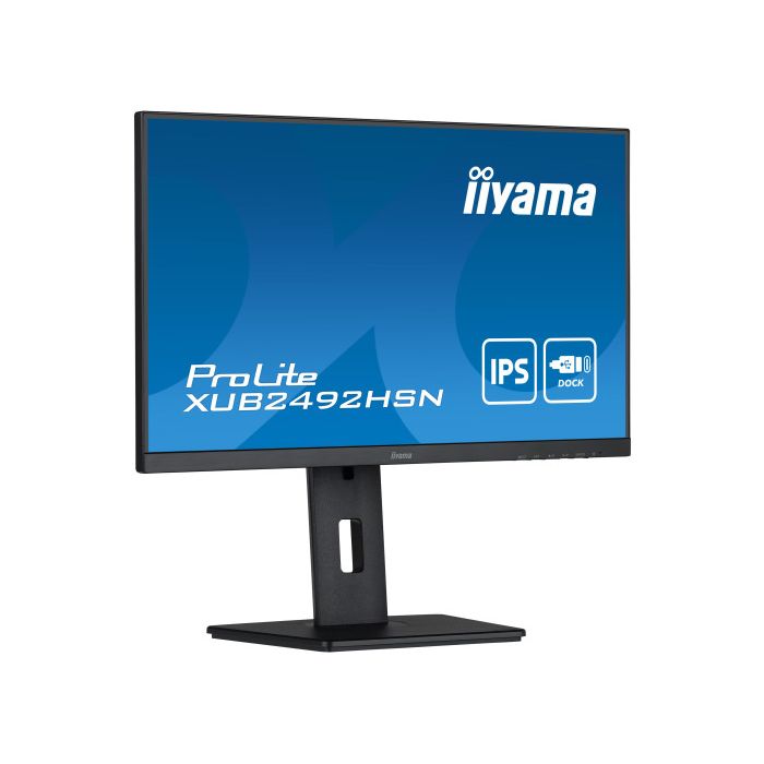 iiyama ProLite XUB2492HSN-B5 LED display 61 cm (24") 1920 x 1080 Pixeles Full HD Negro 3