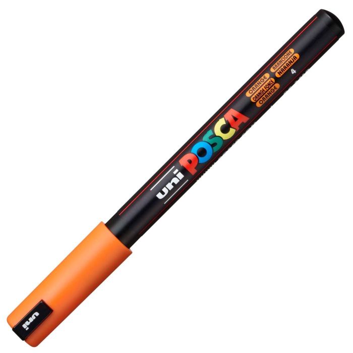 Posca Marcador Pc-1Mr No Permanente Punta Extrafina 0.7 mm Naranja