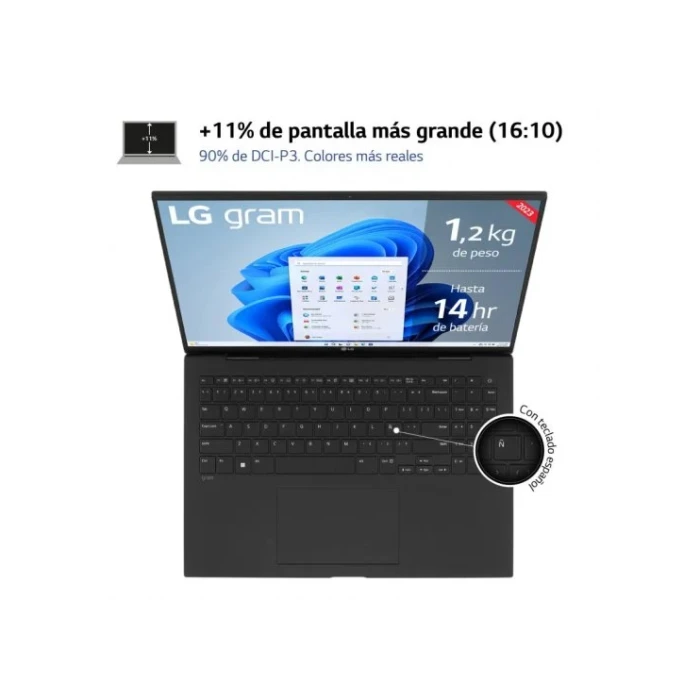 Laptop LG 17Z90R-E.AD75B Qwerty Español 1