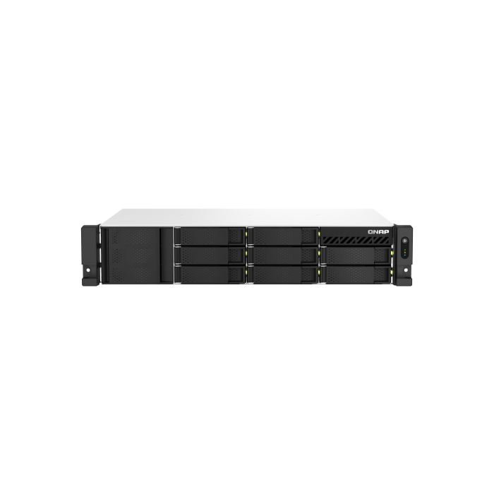 QNAP TS-864EU-8G servidor de almacenamiento NAS Bastidor (2U) Ethernet Negro 1