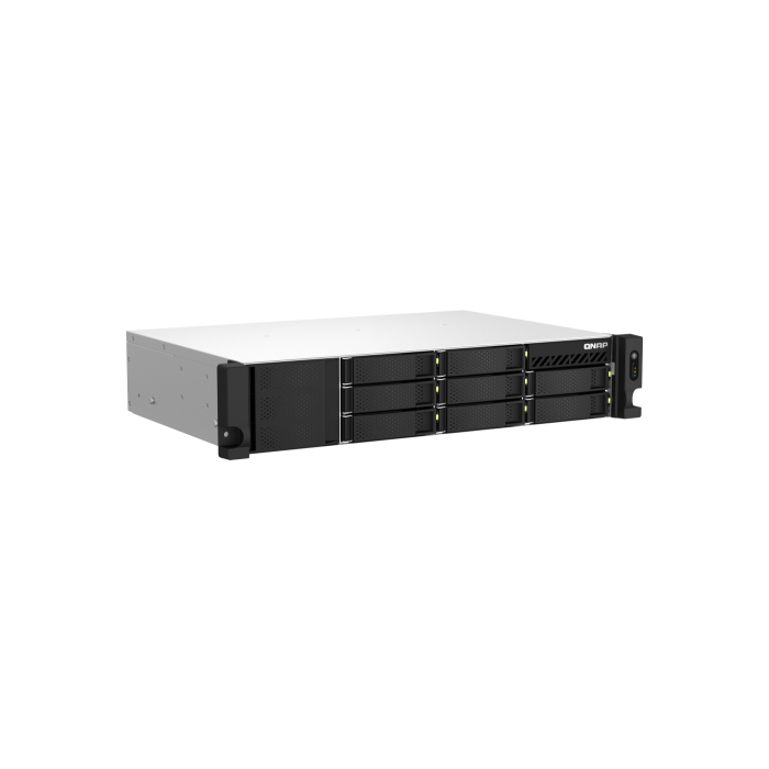 QNAP TS-864EU-8G servidor de almacenamiento NAS Bastidor (2U) Ethernet Negro 4