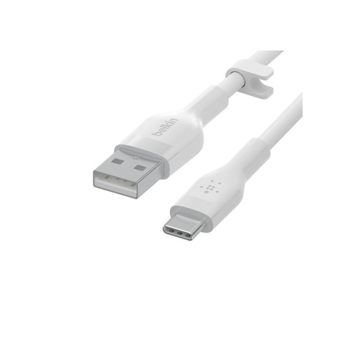 Belkin BOOST↑CHARGE Flex cable USB 3 m USB 2.0 USB A USB C Blanco 3
