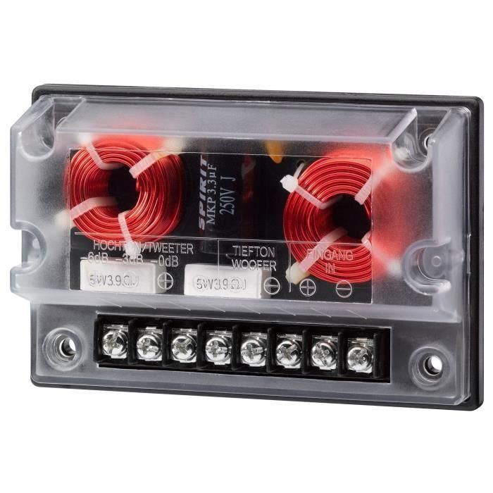 MTX TX650S Kit de altavoces 13cm 2 vías 80W RMS 4O chasis de aluminio tweeter de neodimio bobina de cúpula de seda TSV TIL 4 MTX TX650S Kit de altavoces 13cm 2 vías 80W RMS 4O chasis de aluminio tweeter de neodimio bobina de cúpula de seda TSV TIL 4