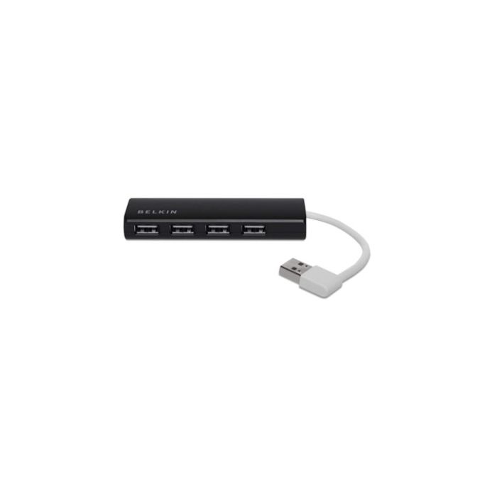 Belkin F4U042BT hub de interfaz 480 Mbit/s Negro