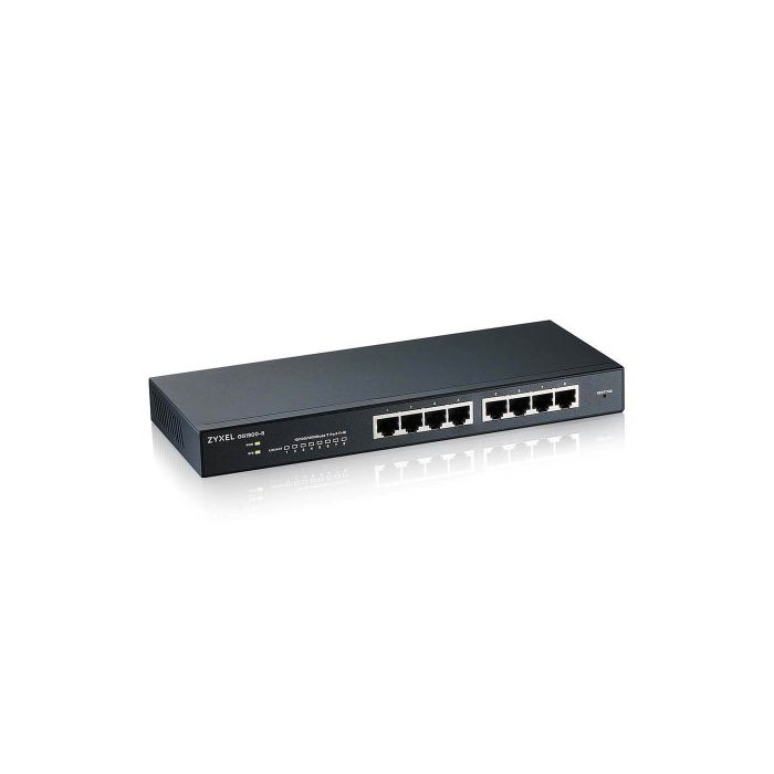 Zyxel GS1900-8 Gestionado L2 Gigabit Ethernet (10/100/1000) Negro 1