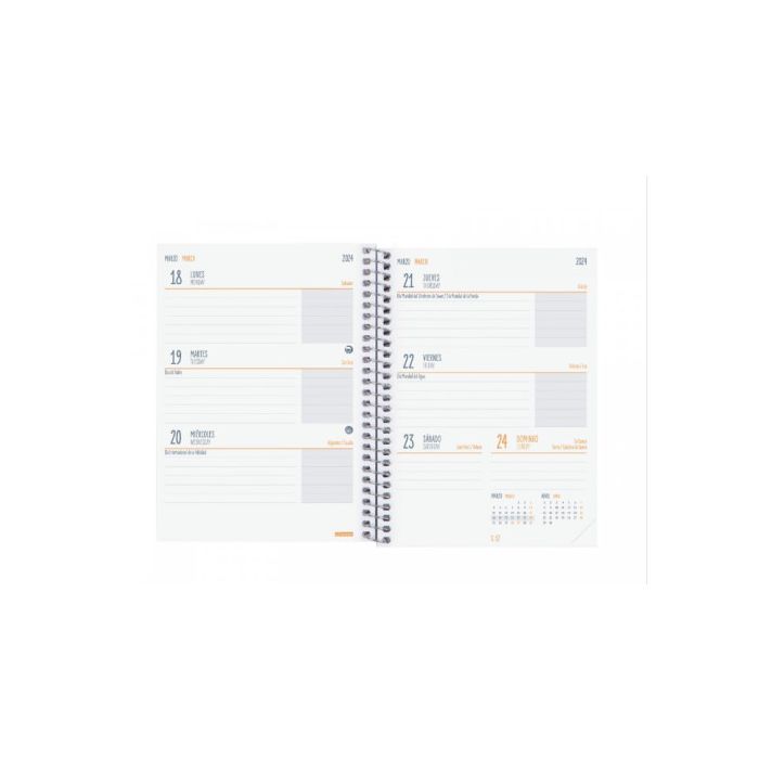 Finocam agenda escolar secundaria 1/8 espiral svh mejor 2023-2024 1