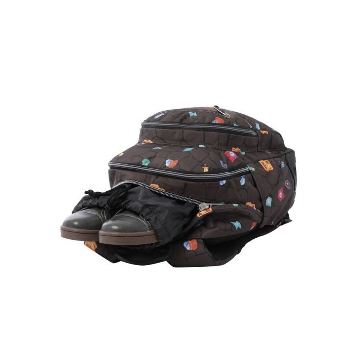 Mochila Escolar Estampado Videojuego - Crayoles Totto MA04ECO029-2210N-3Y7 5