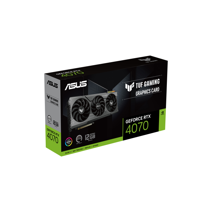 ASUS TUF-RTX4070-12G-GAMING NVIDIA GeForce RTX 4070 12 GB GDDR6X 9