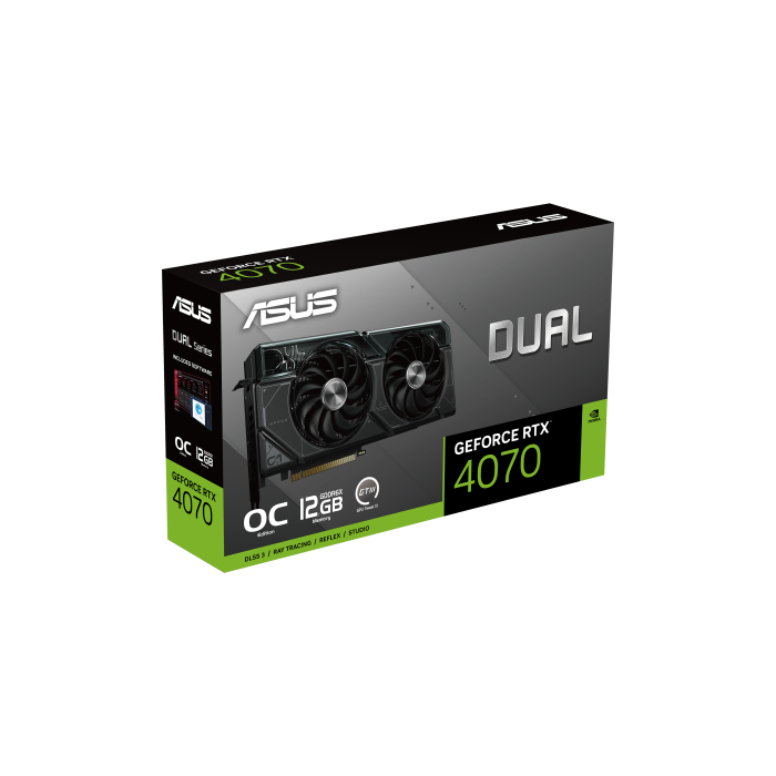 ASUS Dual -RTX4070-O12G NVIDIA GeForce RTX 4070 12 GB GDDR6X 15