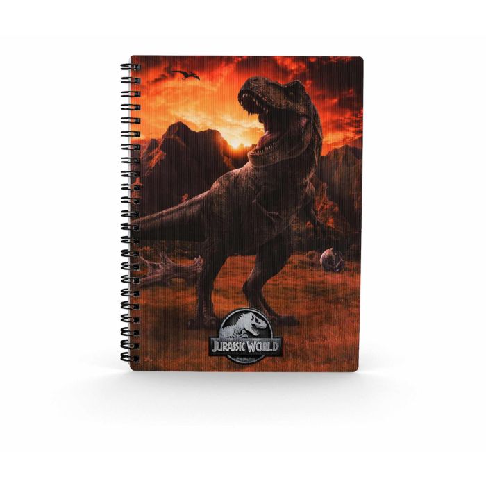 Sd toys Libreta Efecto 3D Into The Wild Jurassic World Cuaderno A5 Licencia Oficial 15x21x2cm