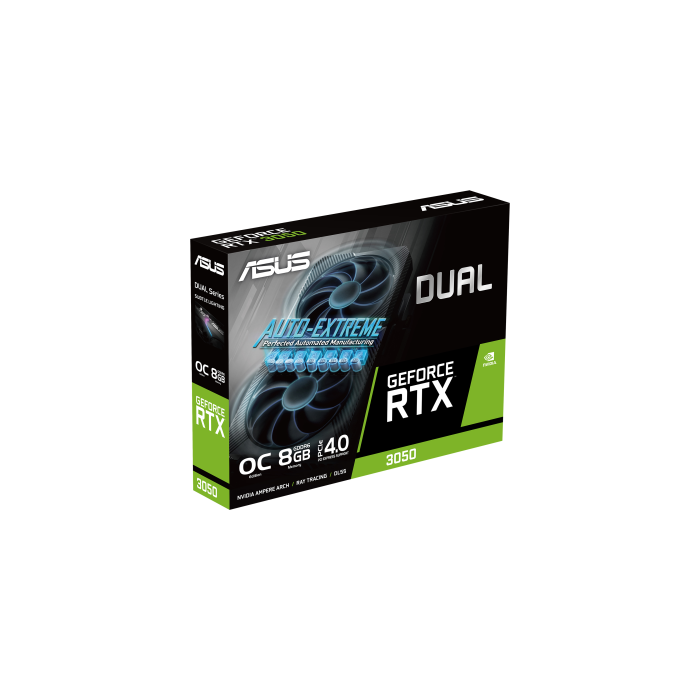 ASUS Dual -RTX3050-O8G-V2 NVIDIA GeForce RTX 3050 8 GB GDDR6 11