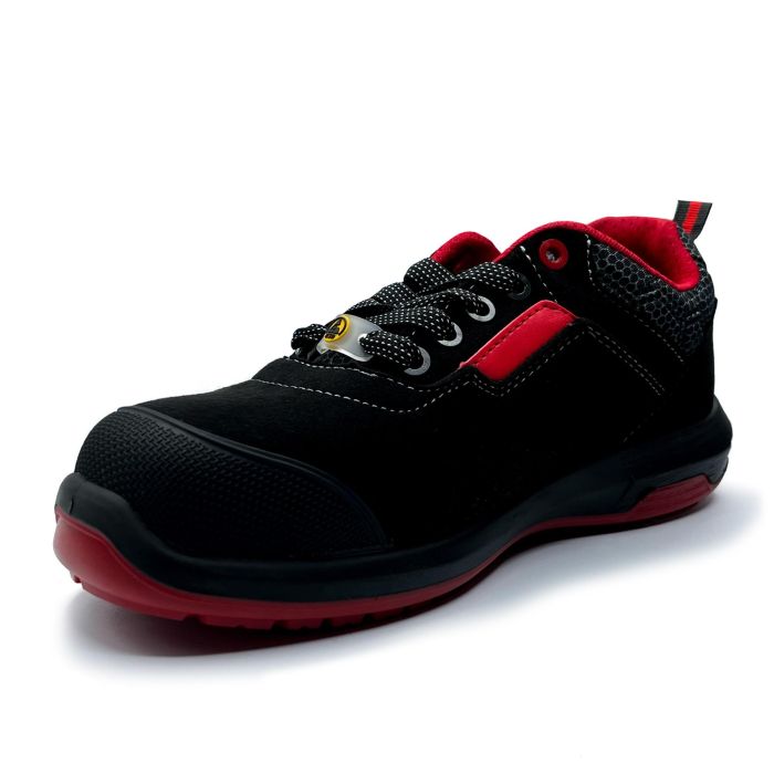 Zapatillas De Trabajo Seguridad S3 Pro Urban Talla 48 Negro-Rojo Omp Meccanica OMPS90024816 4