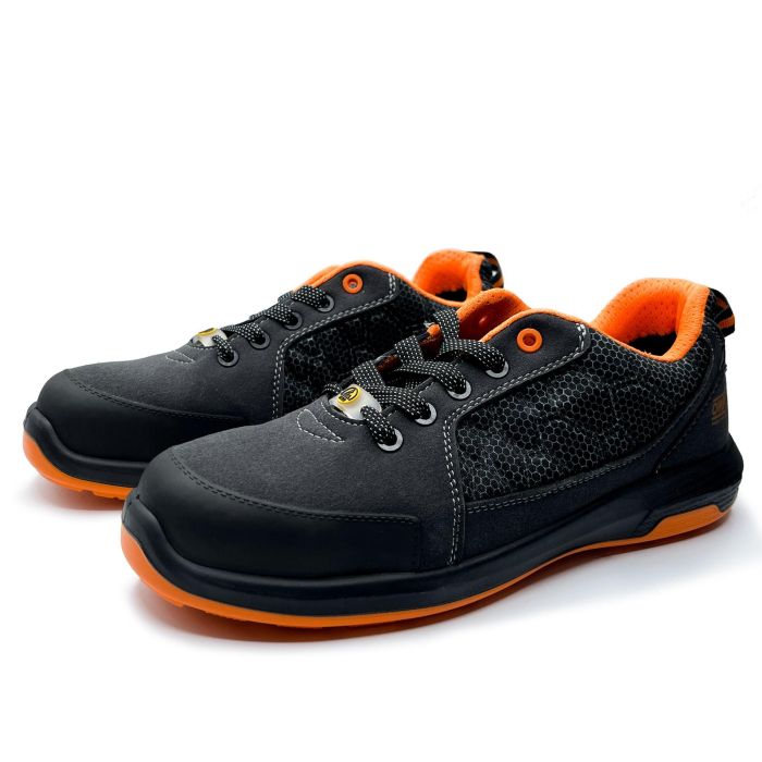 Zapatillas De Trabajo Seguridad S1P Pro Sport Talla 48 gris-Naranja Omp Meccanica OMPS90014820 2