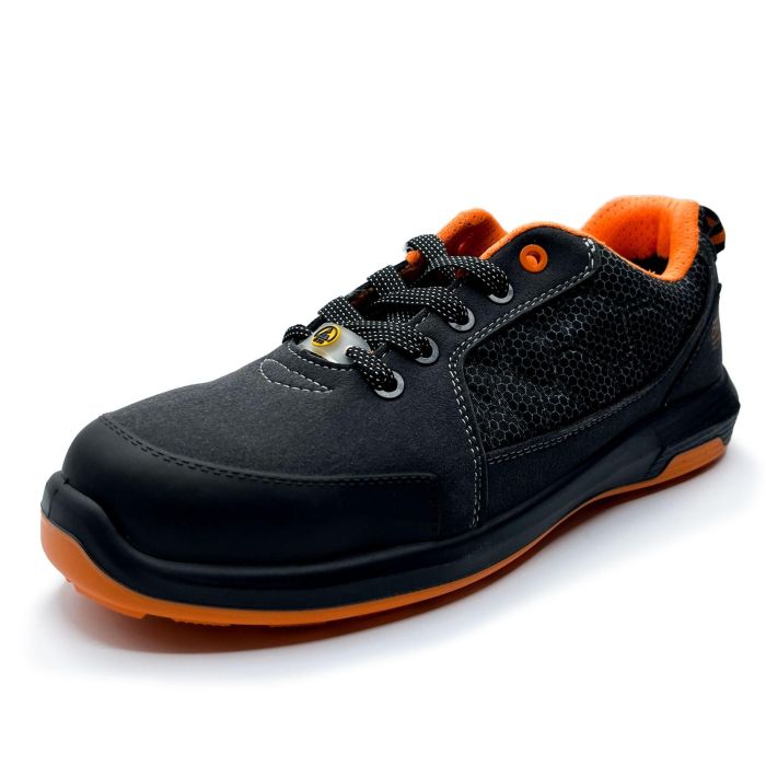 Zapatillas De Trabajo Seguridad S1P Pro Sport Talla 48 gris-Naranja Omp Meccanica OMPS90014820 4