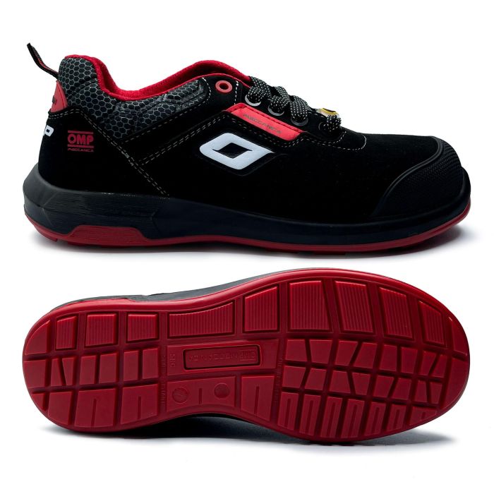 Zapatillas De Trabajo Seguridad S3 Pro Urban Talla 44 Negro-Rojo Omp Meccanica OMPS90024416 10