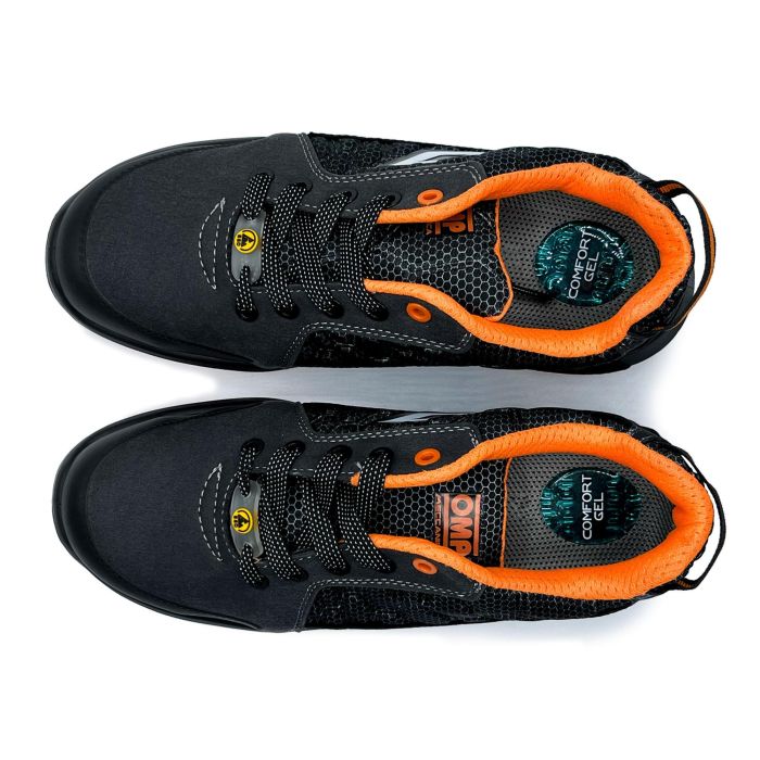 Zapatillas De Trabajo Seguridad S1P Pro Sport Talla 48 gris-Naranja Omp Meccanica OMPS90014820 11