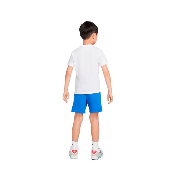 Conjunto Deportivo para Niños Nike Nkb B Nsw On The Move Jrsy Set Blanco 2 Piezas 44 2