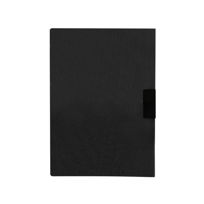 Carpeta Liderpapel Dossier Pinza Lateral 45325 Polipropileno Din A4 Negro 60 Hojas Pinza Deslizante 2