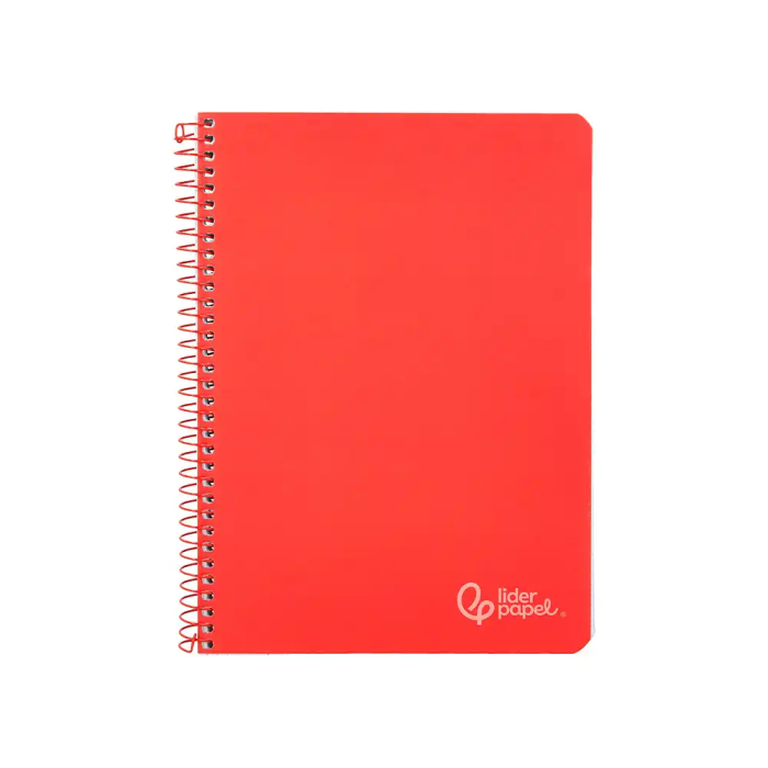 Liderpapel Cuaderno Espiral A4 Witty Tapa Dura 80 Hojas 90gr Rayado Horizontal Con Margen Rojo 1