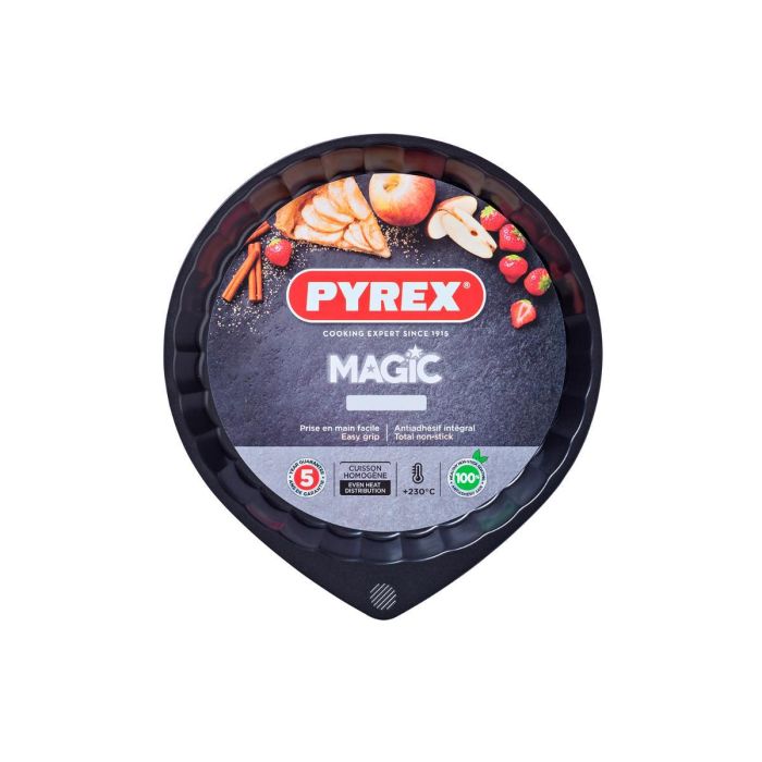 Pyrex Molde Tarta Hondo Magic 20 cm Acero Antiadherente | Fabricado en Francia | Apto Horno y Lavavajillas | 5 Años Garantía 4 Pyrex Molde Tarta Hondo Magic 20 cm Acero Antiadherente | Fabricado en Francia | Apto Horno y Lavavajillas | 5 Años Garantía 4