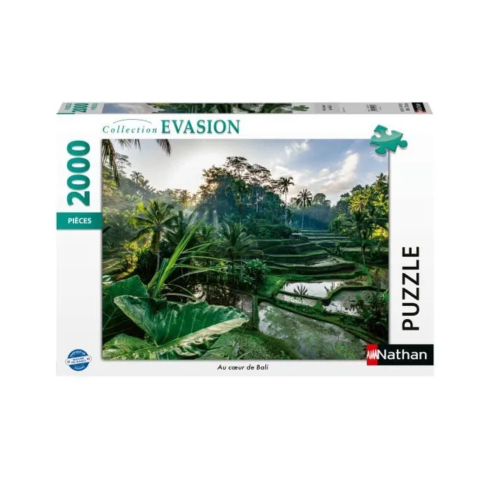 Ravensburger 12001518 Puzzle En el Corazón de Bali 2000 Piezas para Adultos y Niños a partir de 14 años Colección Escape 2