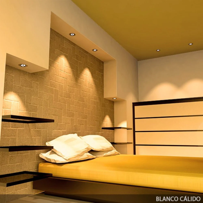 Foco Downlight LED 9W 900Lm 4200ºK Circular 40.000H [HO-LEDDOWN-9W-W]