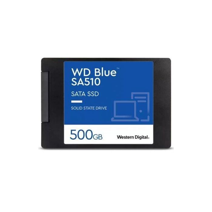 Western Digital WDS500G3B0A Disco Duro Interno SSD 500GB 2.5" SATA III WD Blue SA510 560MB/s lectura 510MB/s escritura 0 Western Digital WDS500G3B0A Disco Duro Interno SSD 500GB 2.5" SATA III WD Blue SA510 560MB/s lectura 510MB/s escritura 0