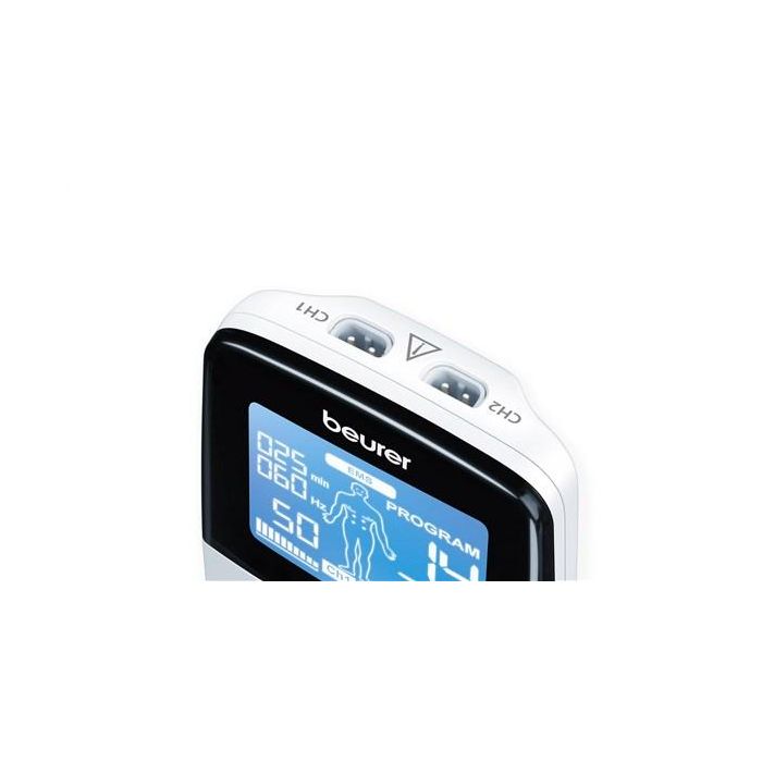 Beurer Electroestimulador TENS/EMS 4 Electrodos - Alivio del Dolor, Fortalecimiento Muscular y Masaje Relajante - Ref: 1 5 Beurer Electroestimulador TENS/EMS 4 Electrodos - Alivio del Dolor, Fortalecimiento Muscular y Masaje Relajante - Ref: 1 5
